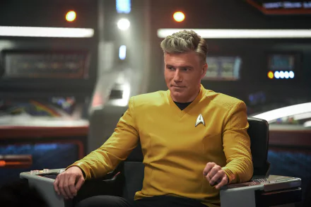Christopher Pike Anson Mount TV Show Star Trek: Strange New Worlds HD Desktop Wallpaper | Background Image