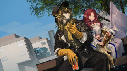 Myrtle (Arknights) Lee (Arknights) video game Arknights HD Desktop Wallpaper | Background Image