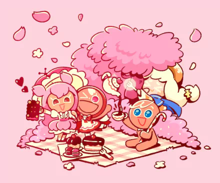 GingerBrave (Cookie Run) Cream Puff Cookie (Cookie Run) Cherry Cookie (Cookie Run) video game COOKIE RUN: KINGDOM HD Desktop Wallpaper | Background Image