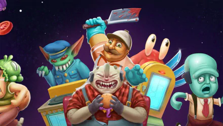 video game Godlike Burger HD Desktop Wallpaper | Background Image