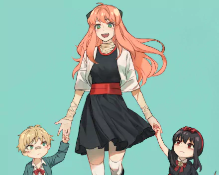 Loid Forger Yor Forger Anya Forger Anime Spy x Family HD Desktop Wallpaper | Background Image