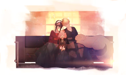 Bond (Spy x Family) Yor Forger Anya Forger Loid Forger Anime Spy x Family HD Desktop Wallpaper | Background Image
