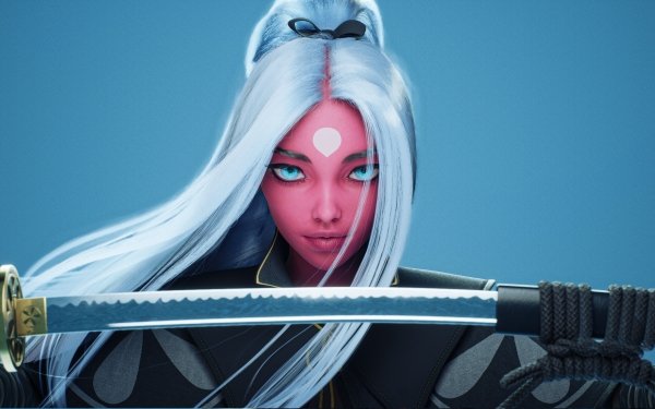 Fantasy Women Warrior Katana HD Wallpaper | Background Image