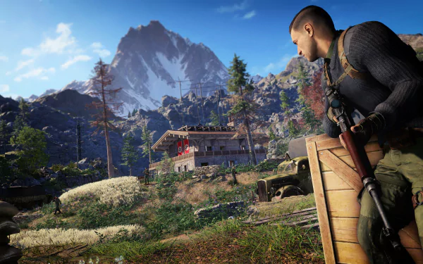 video game Sniper Elite 5 HD Desktop Wallpaper | Background Image