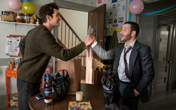 Robin de Jesús Andrew Garfield movie tick, tick...BOOM! HD Desktop Wallpaper | Background Image