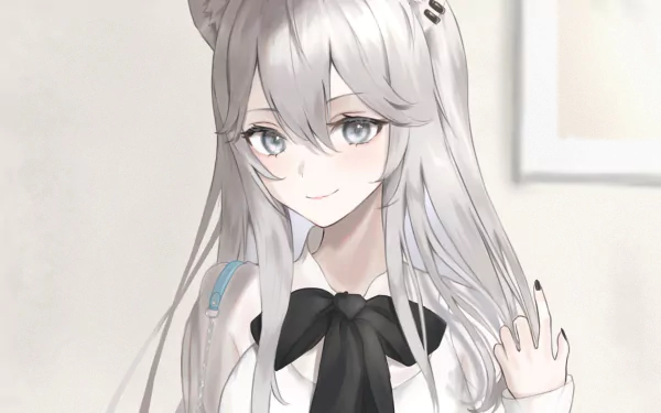 hololive Shishiro Botan Anime Virtual Youtuber HD Desktop Wallpaper | Background Image