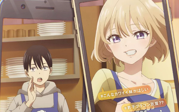 Sachi Umino Nagi Umino Anime A Couple of Cuckoos HD Desktop Wallpaper | Background Image