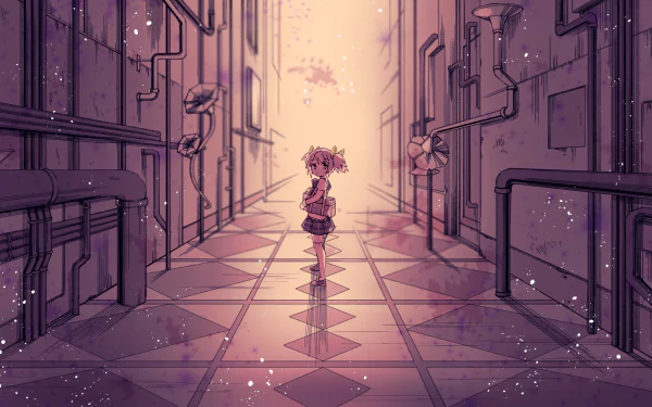 Madoka Kaname Anime Puella Magi Madoka Magica HD Desktop Wallpaper | Background Image