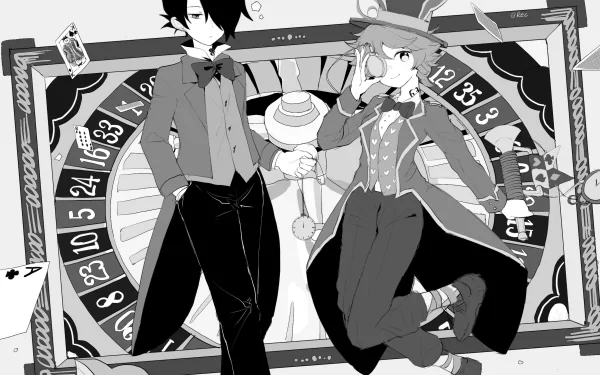 Emma (The Promised Neverland) Ray (The Promised Neverland) Anime The Promised Neverland HD Desktop Wallpaper | Background Image
