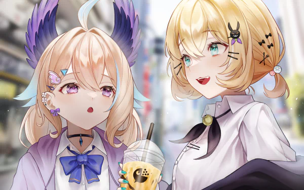 Nijisanji Millie Parfait Enna Alouette Anime Virtual Youtuber HD Desktop Wallpaper | Background Image