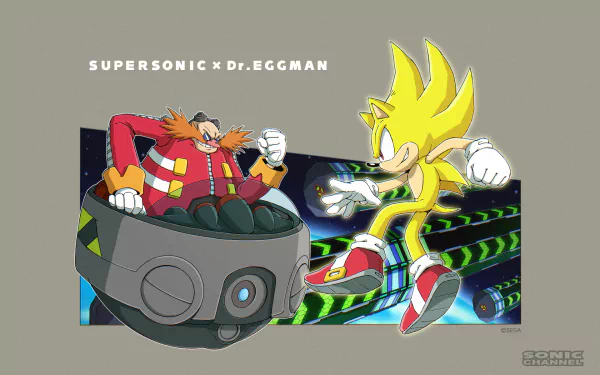 Super Sonic Doctor Eggman video game Sonic the Hedgehog HD Desktop Wallpaper | Background Image
