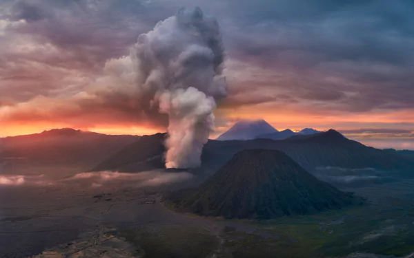 nature Mount Bromo HD Desktop Wallpaper | Background Image