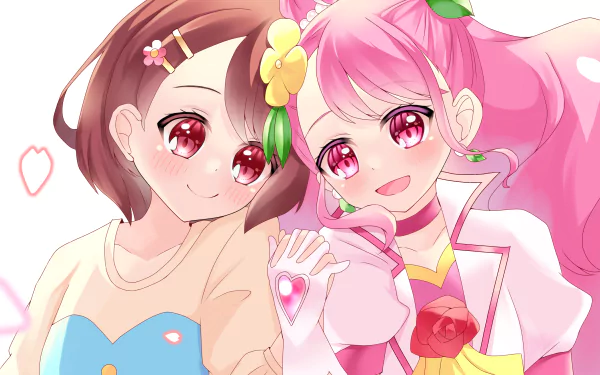Nodoka Hanadera Cure Grace Anime Healin' Good PreCure HD Desktop Wallpaper | Background Image