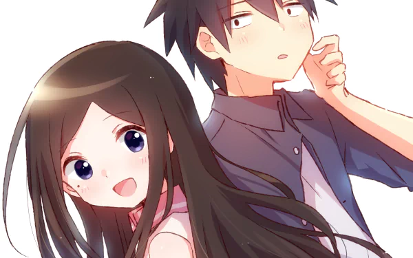 Touko Sakurai Souta Kazama Anime My Senpai is Annoying HD Desktop Wallpaper | Background Image