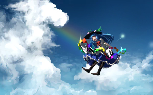 Tenshi Hinanai Anime Touhou HD Desktop Wallpaper | Background Image