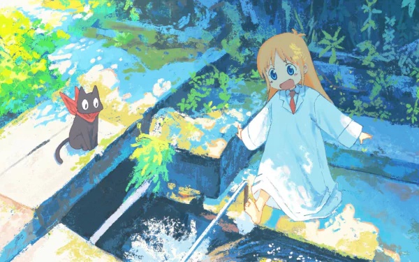 Hakase (Nichijō) Sakamoto (Nichijō) Anime Nichijō HD Desktop Wallpaper | Background Image