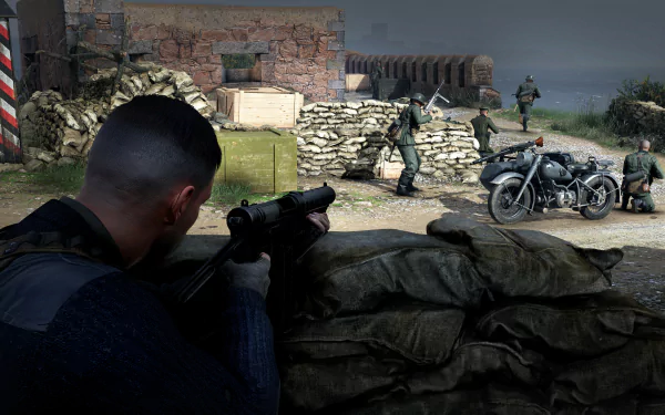 video game Sniper Elite 5 HD Desktop Wallpaper | Background Image