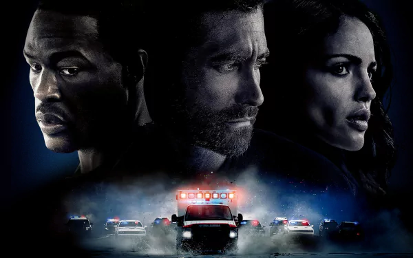 Eiza Gonzalez Yahya Abdul-Mateen II Jake Gyllenhaal movie Ambulance (Movie) HD Desktop Wallpaper | Background Image
