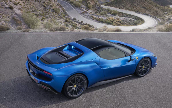 vehicle Ferrari 296 GTS HD Desktop Wallpaper | Background Image