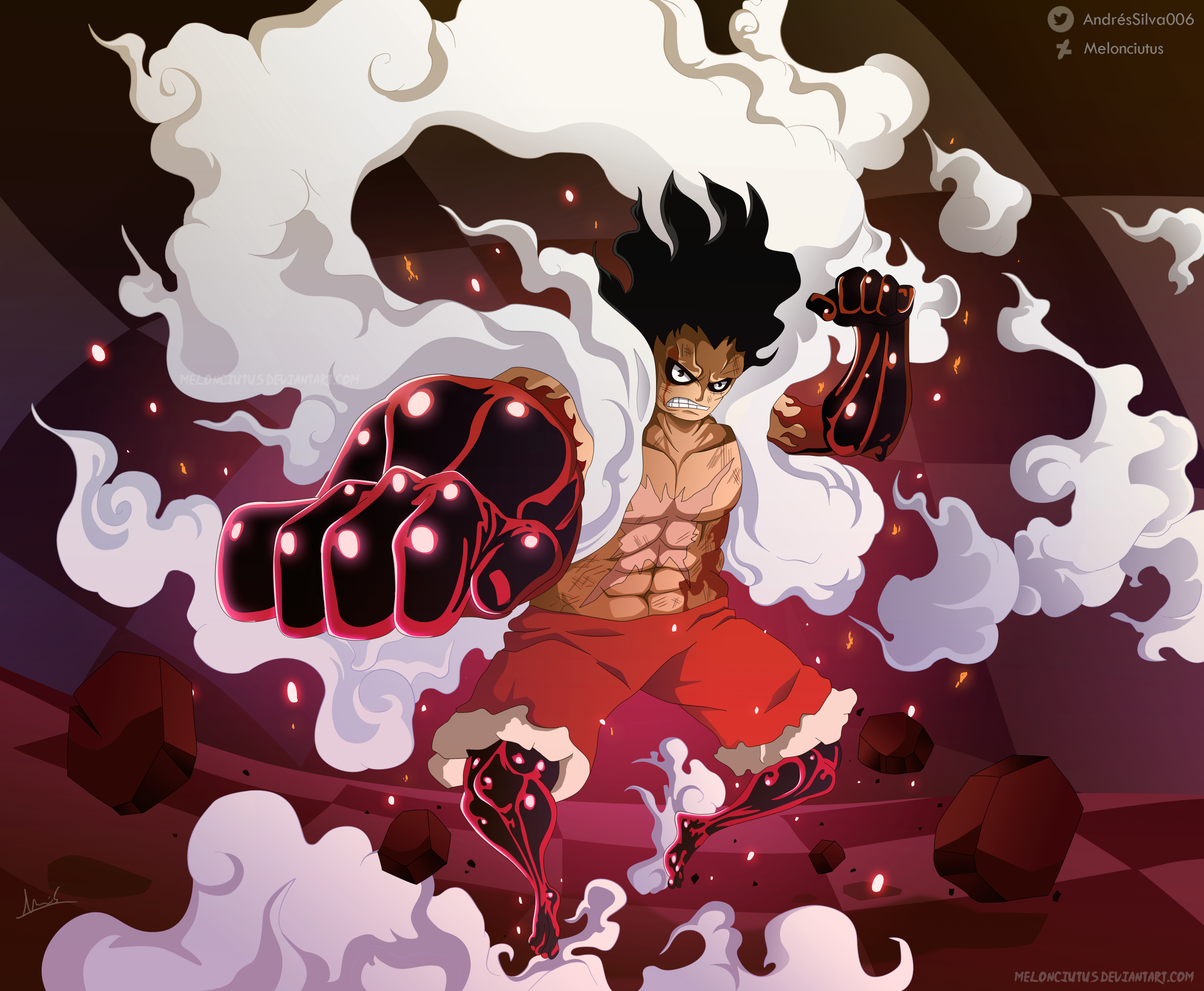 Luffy gear 4 wallpaper by Chadz97  Download on ZEDGE  463a