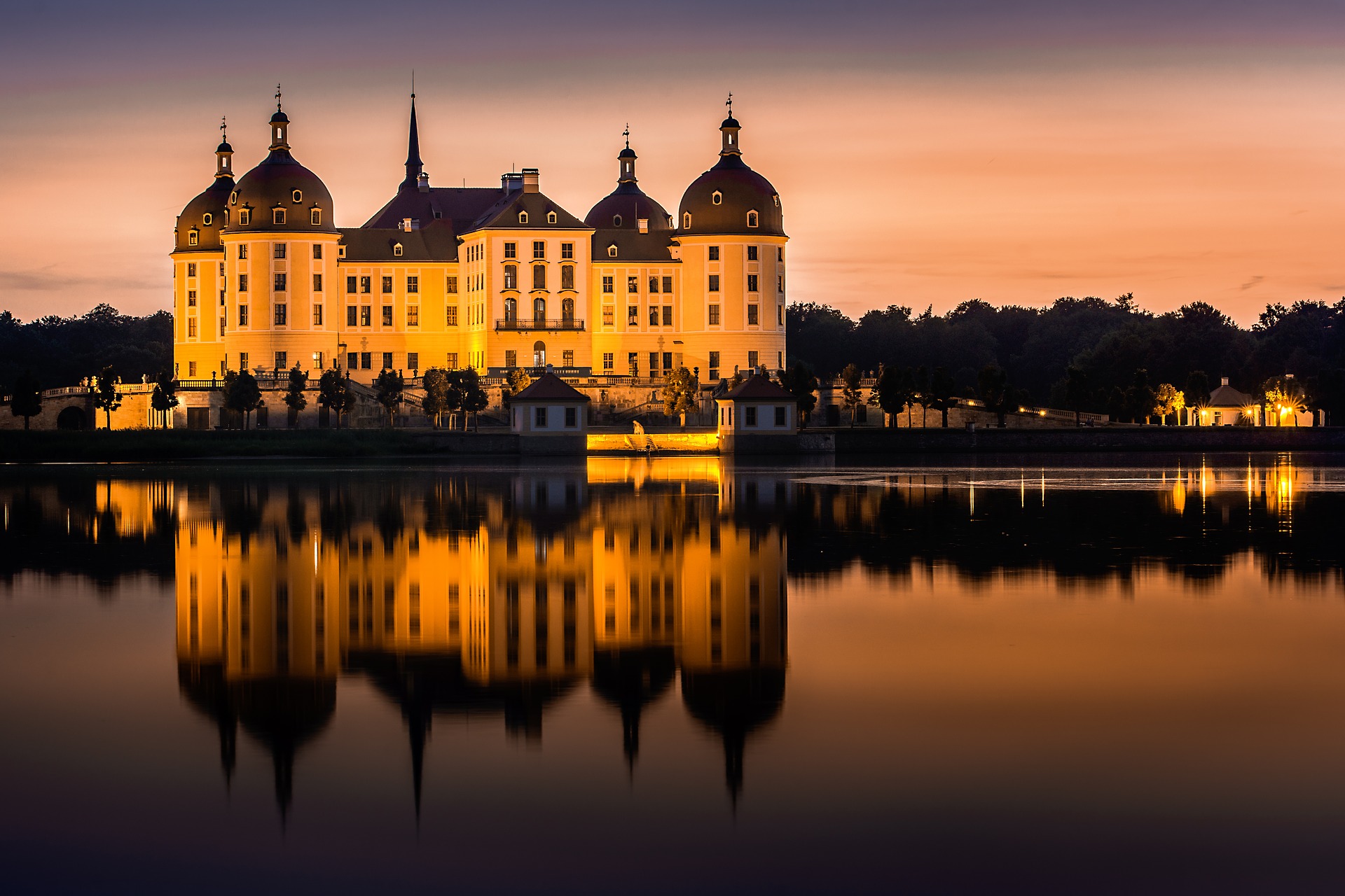 Man Made Moritzburg Castle HD Wallpaper | Background Image