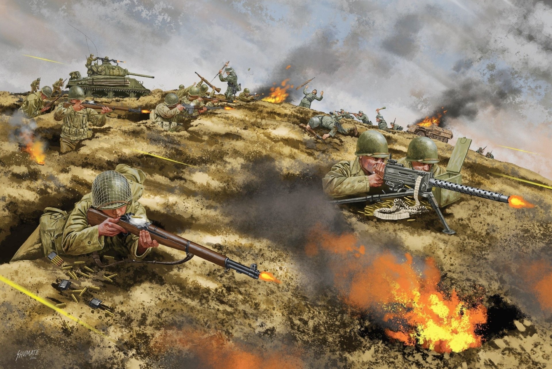 Download Soldier Military World War II HD Wallpaper