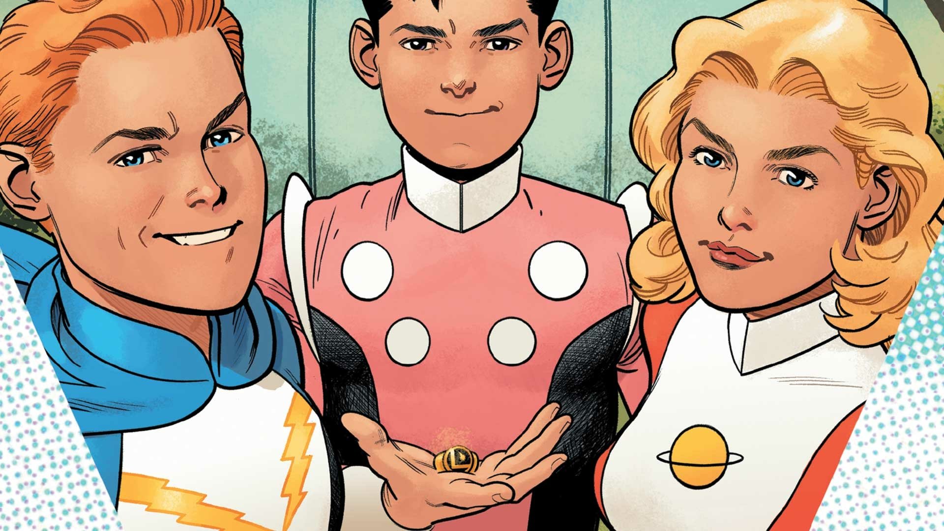 Download Cosmic Boy Lightning Lad Saturn Girl Comic Legion Of Super-Heroes HD Wallpaper by evandocshaner