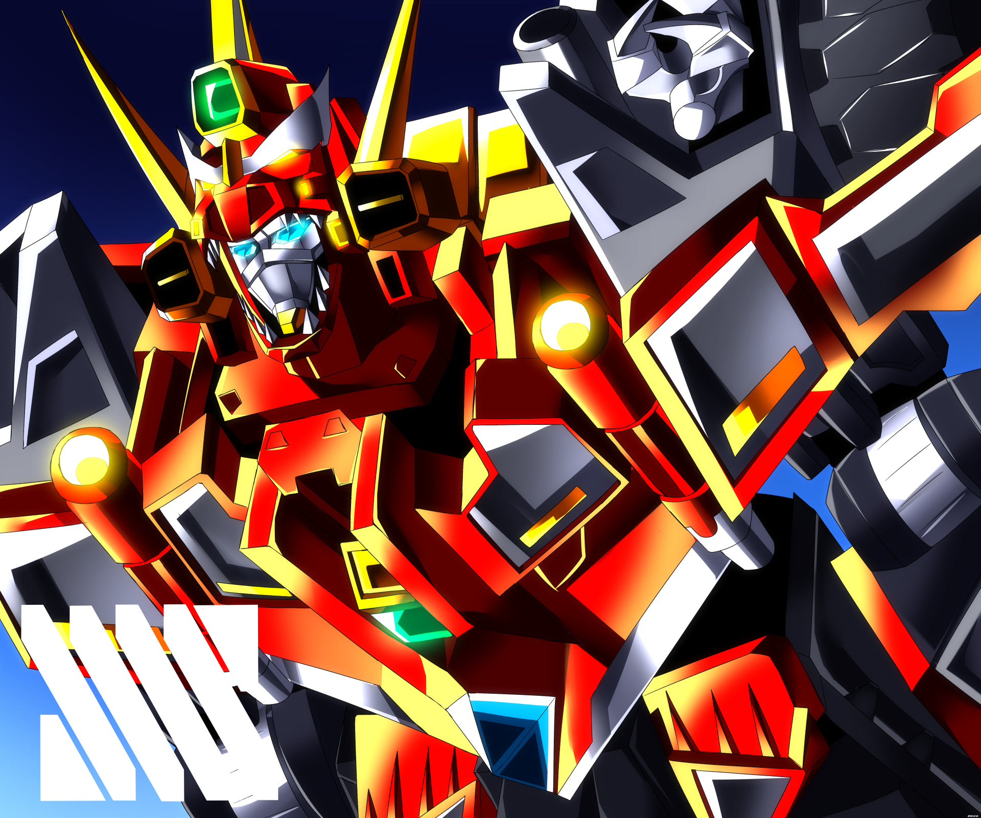 Download Mecha Anime SSSS.Dynazenon 4k Ultra HD Wallpaper