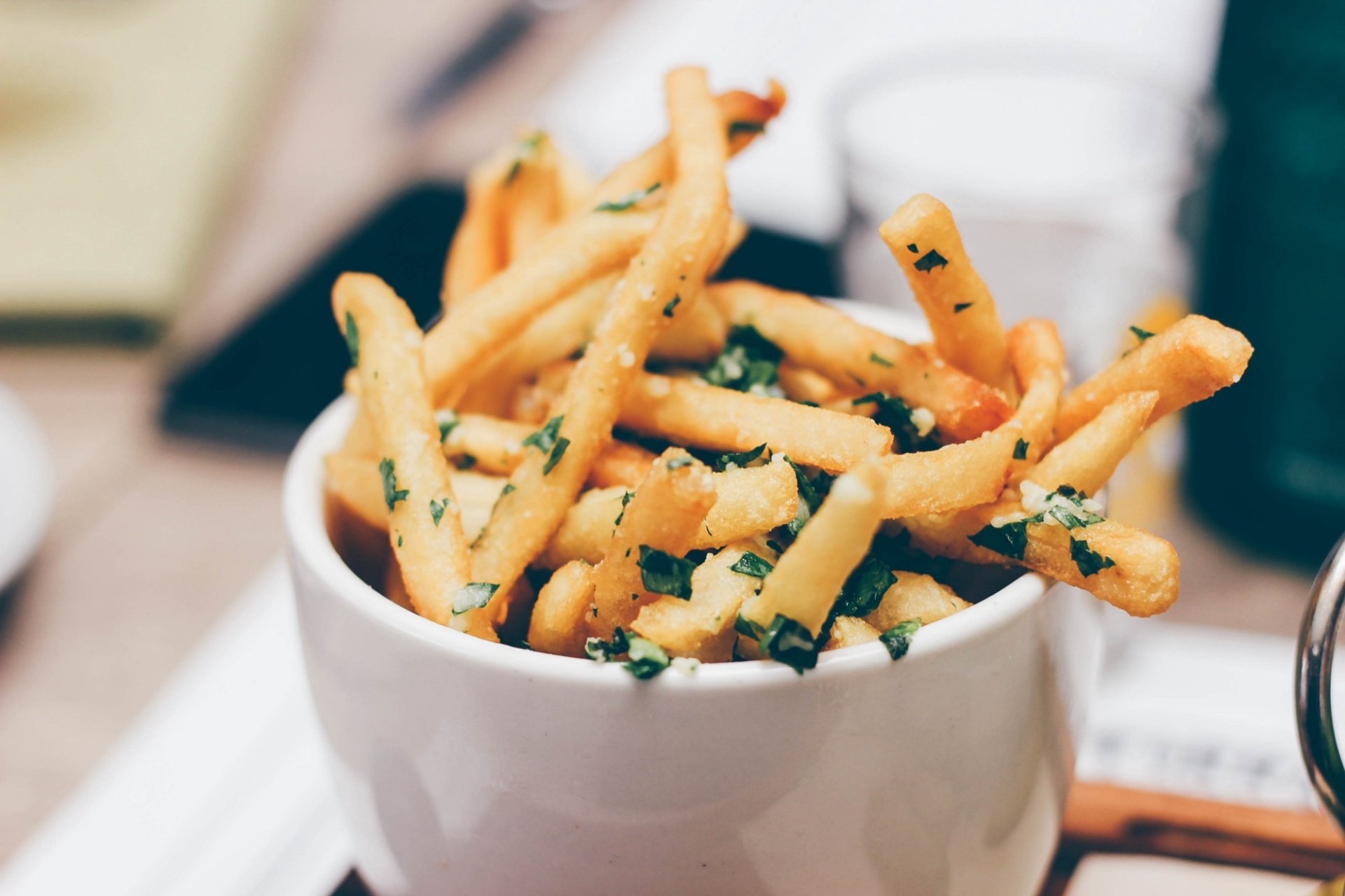 Download Food French Fries HD Wallpaper