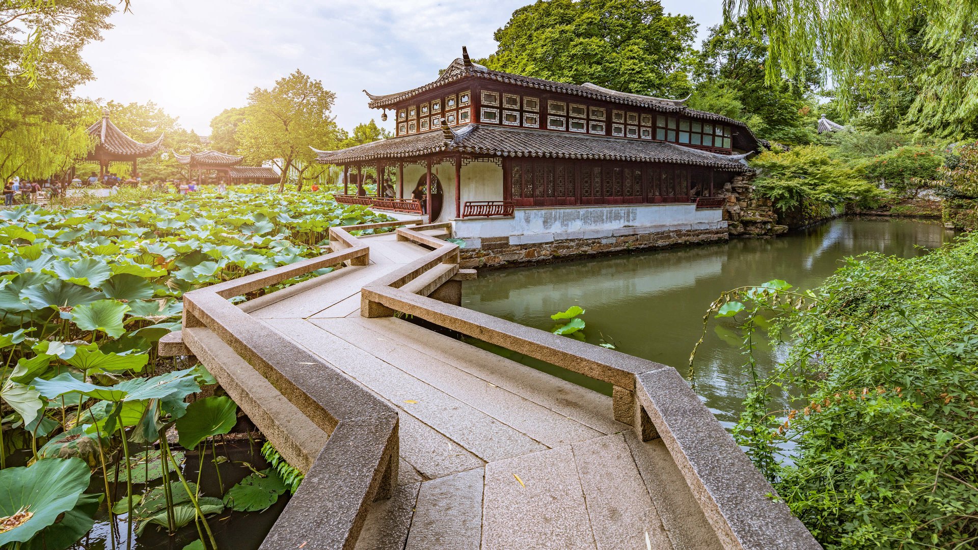 Download China Man Made Garden 4k Ultra HD Wallpaper