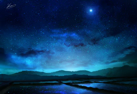 Anime night anime night HD Desktop Wallpaper | Background Image