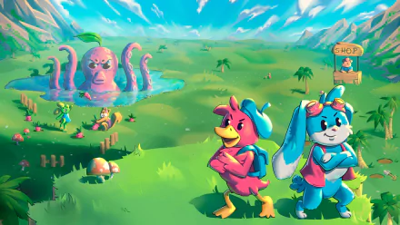 video game Dandy & Randy DX HD Desktop Wallpaper | Background Image