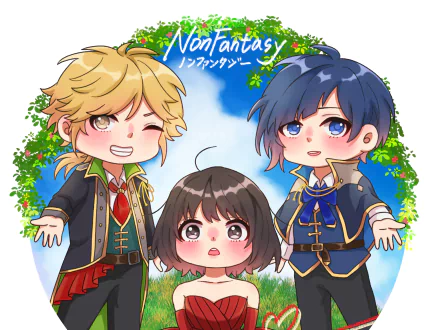 Aizou Shibasaki Yujiro Someya Hiyori Suzumi Anime To Become a Real Heroine! The Unpopular Girl and the Secret Task HD Desktop Wallpaper | Background Image