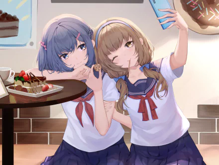 Anime friends HD Desktop Wallpaper | Background Image