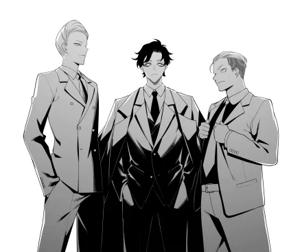 Ewen Egeburg Emile Elman Damian Desmond Anime Spy x Family HD Desktop Wallpaper | Background Image