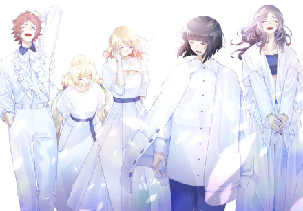 Ikuto Tsumura Kokoro Hasegawa Chiyuki Fujito Anime Runway de Waratte HD Desktop Wallpaper | Background Image