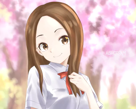 Takagi (Karakai Jouzu no Takagi-san) Anime Teasing Master Takagi-san HD Desktop Wallpaper | Background Image