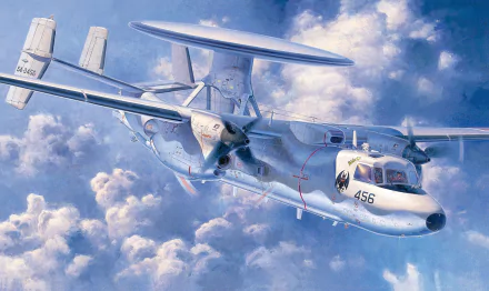 military Northrop Grumman E-2 Hawkeye HD Desktop Wallpaper | Background Image
