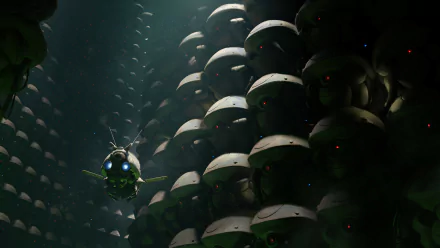 futuristic Sci Fi drone HD Desktop Wallpaper | Background Image