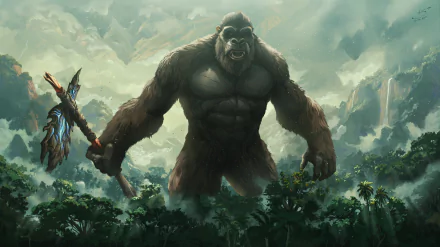 King Kong movie Godzilla vs Kong HD Desktop Wallpaper | Background Image