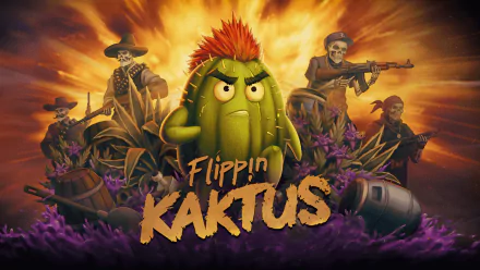 video game Flippin Kaktus HD Desktop Wallpaper | Background Image