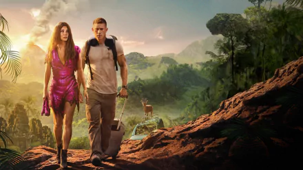 Channing Tatum Sandra Bullock movie The Lost City (2022) HD Desktop Wallpaper | Background Image