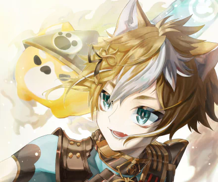 Shiba (Genshin Impact) Gorou (Genshin Impact) video game Genshin Impact HD Desktop Wallpaper | Background Image