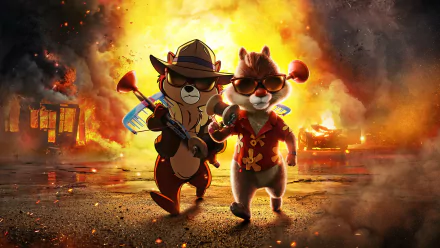 Chip 'n' Dale movie Chip 'N Dale Rescue Rangers HD Desktop Wallpaper | Background Image