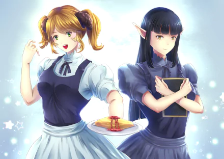 Kuro (Restaurant to Another World) Aletta (Restaurant to Another World) Anime Restaurant to Another World HD Desktop Wallpaper | Background Image