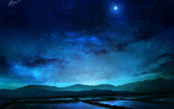 Anime night anime night HD Desktop Wallpaper | Background Image