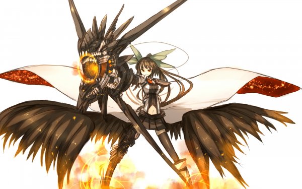 Anime Touhou Utsuho Reiuji HD Wallpaper | Background Image