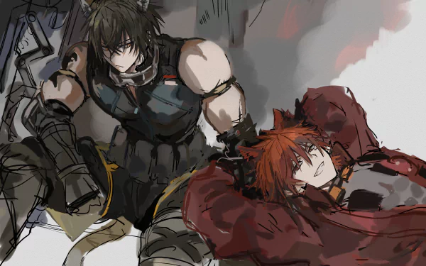 Broca (Arknights) Chiave (Arknights) video game Arknights HD Desktop Wallpaper | Background Image