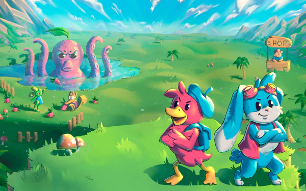 video game Dandy & Randy DX HD Desktop Wallpaper | Background Image