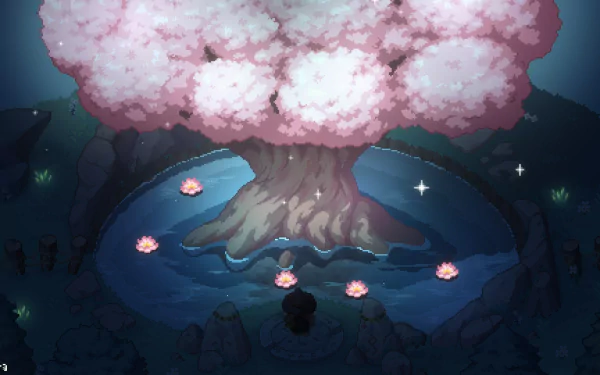 video game Little Witch in the Woods HD Desktop Wallpaper | Background Image